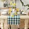 DII® 72" Heavyweight Check Fringed Table Runner